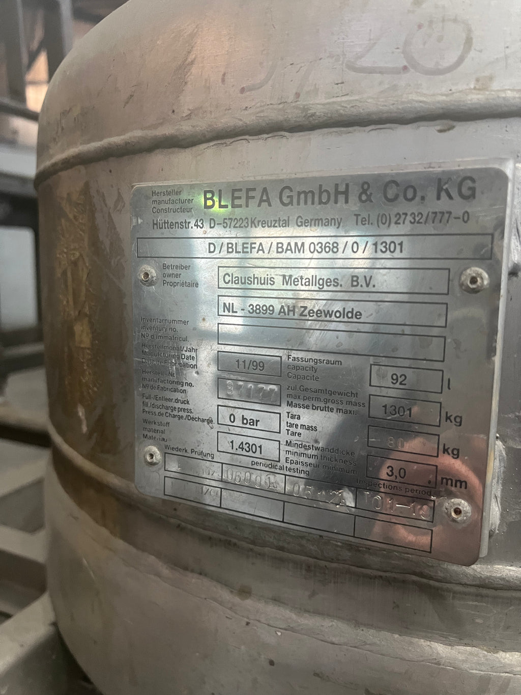 Blefa - Opslag- en transport container